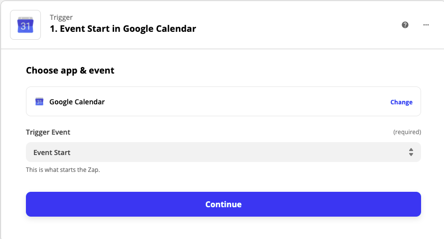 Google Calendar to Notion API