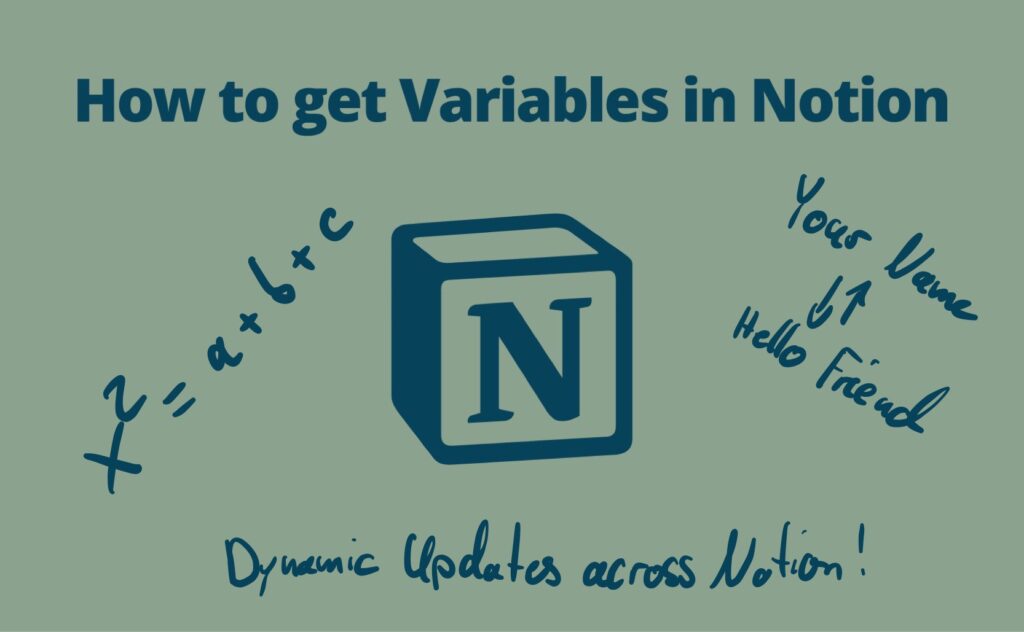 Variables in Notion