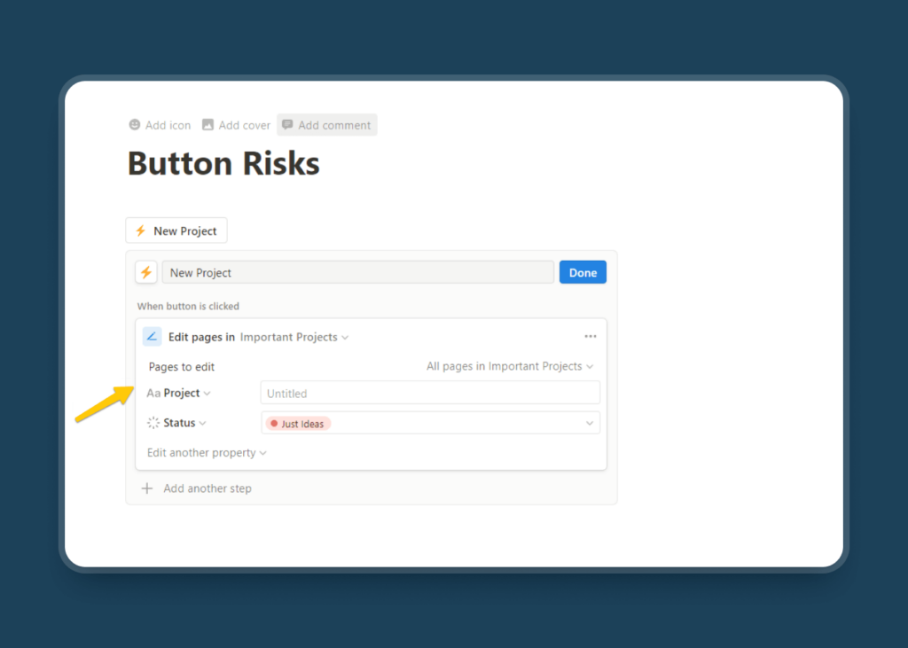 Button Settings for Better Notion Security 