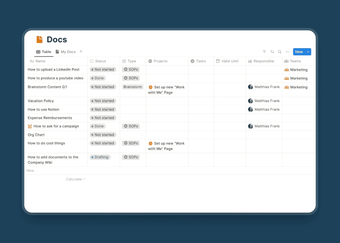 Ultimate Notion For Business Setup Guide