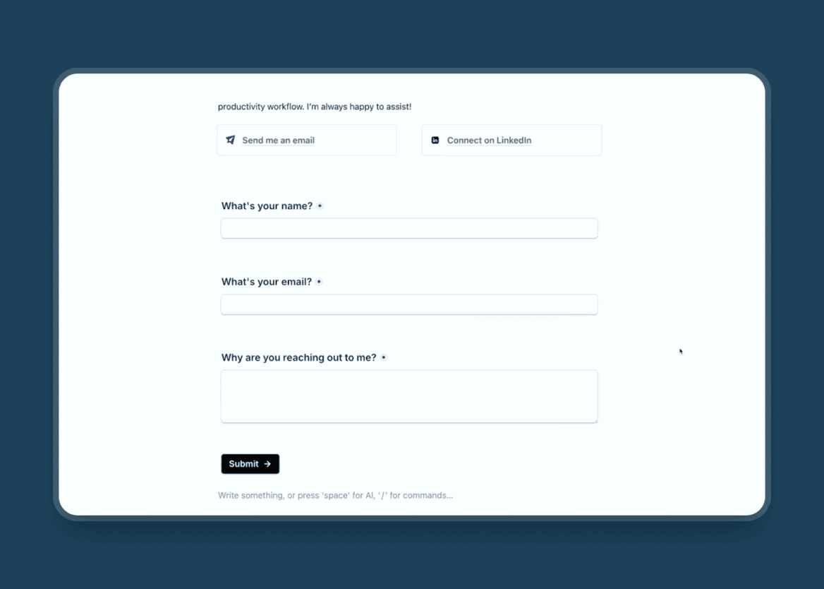 7 Use Cases For Tally With Notion