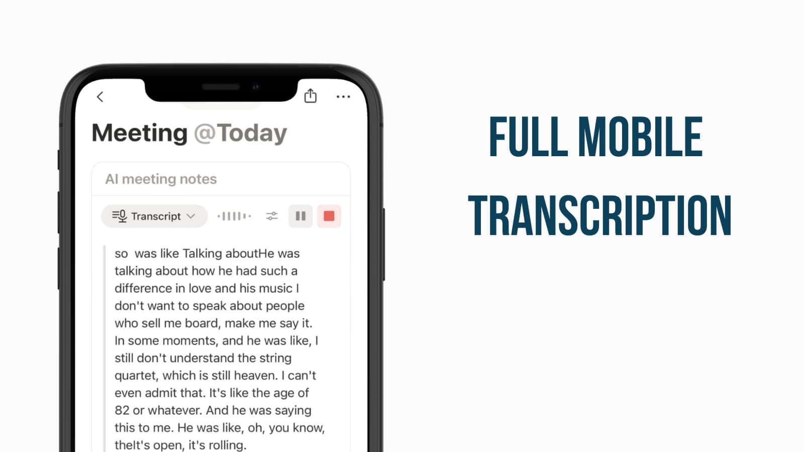 Updated Notion Meeting Notes on Mobile