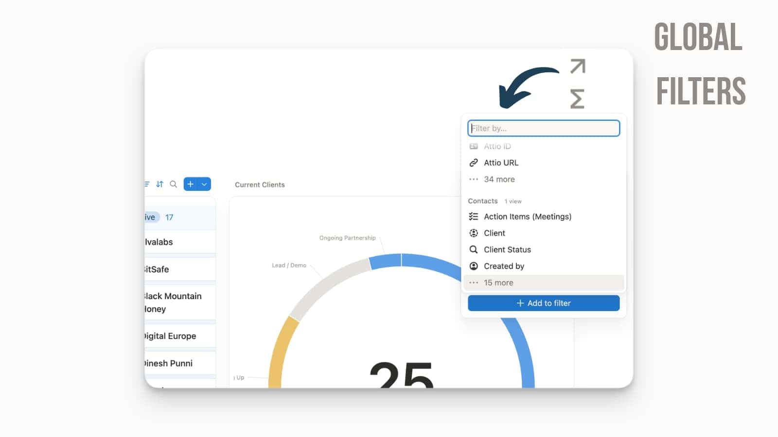 Global Filters in Dashboards Expanded Functionality