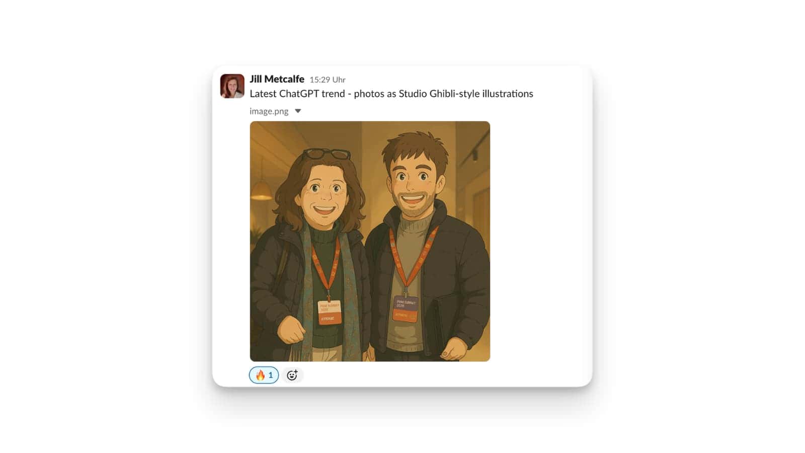 First Time Meeting Jill at PKM Summit in Utrecht Ghibli Style