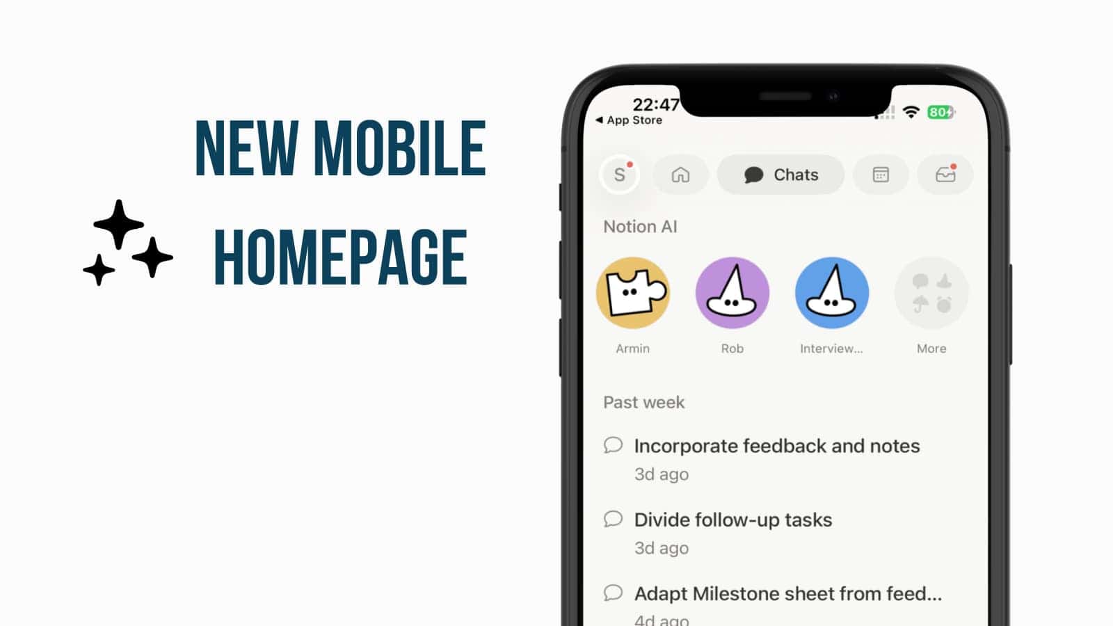 New Mobile Homepage