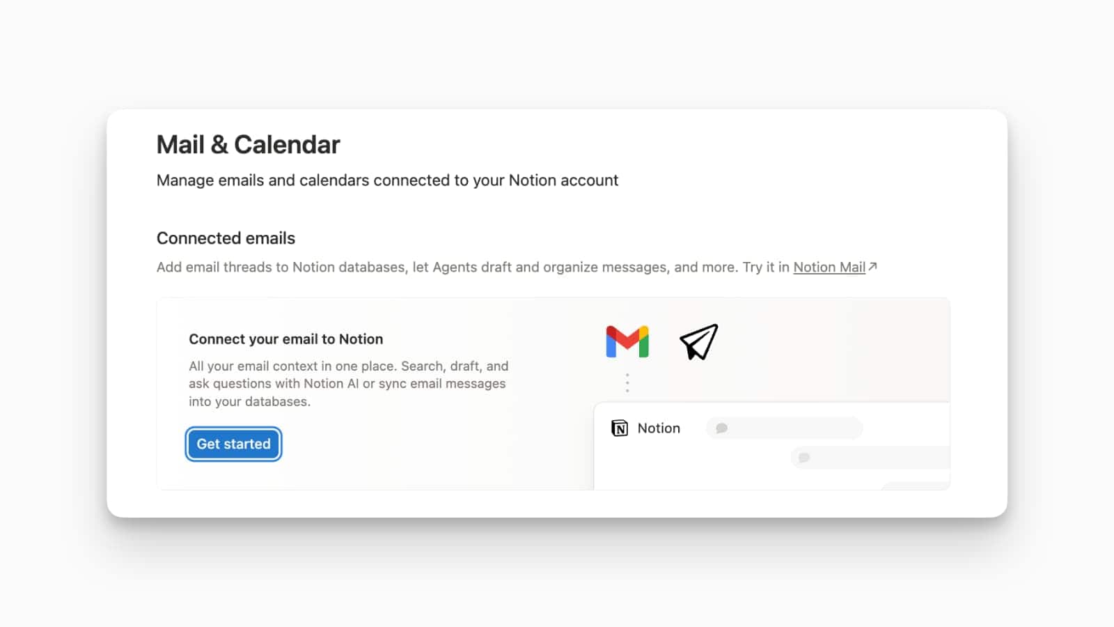 Notion Agents Control Mails
