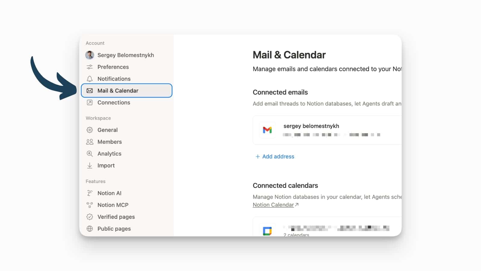 Notion Mail & Calendar to be managed from Notion App