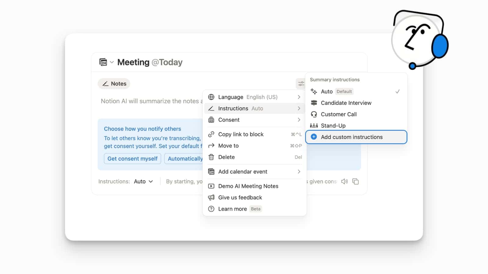 Notion Meeting Notes Instructions