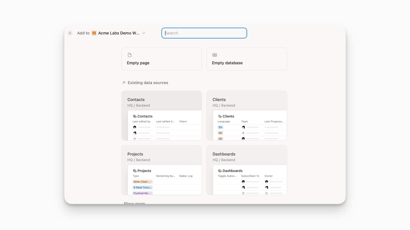 Notion UX Database Creation Nudge