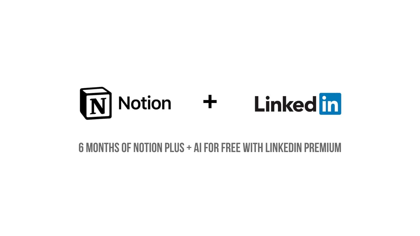 Notion Plus for LinkedIn Premium Accounts