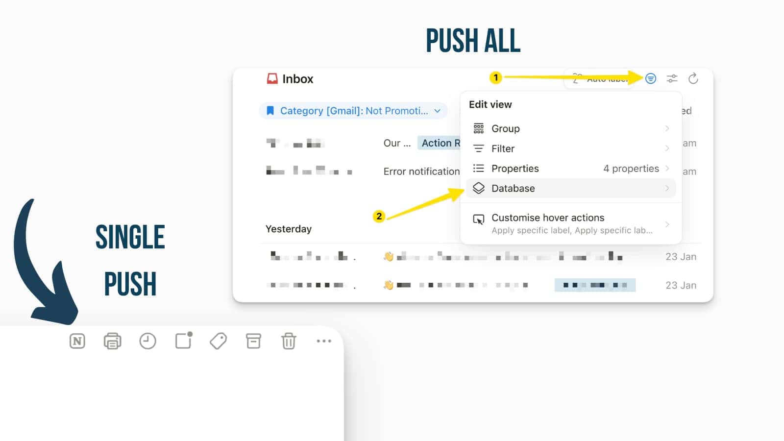 Push Mails to Notion with Notion Mail