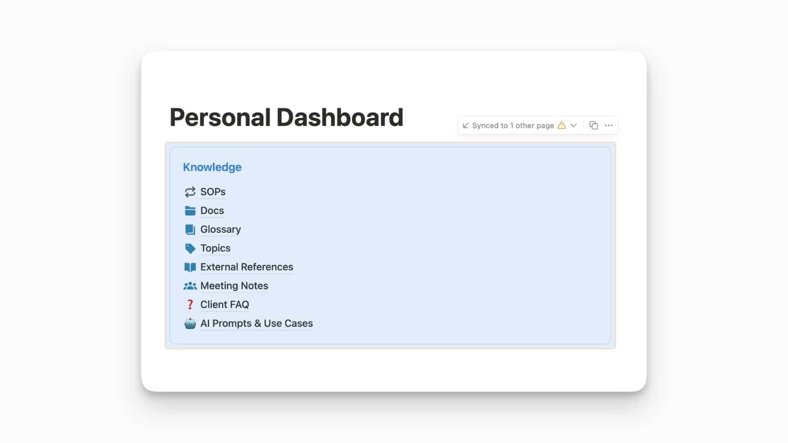 Sync Across Workspaces