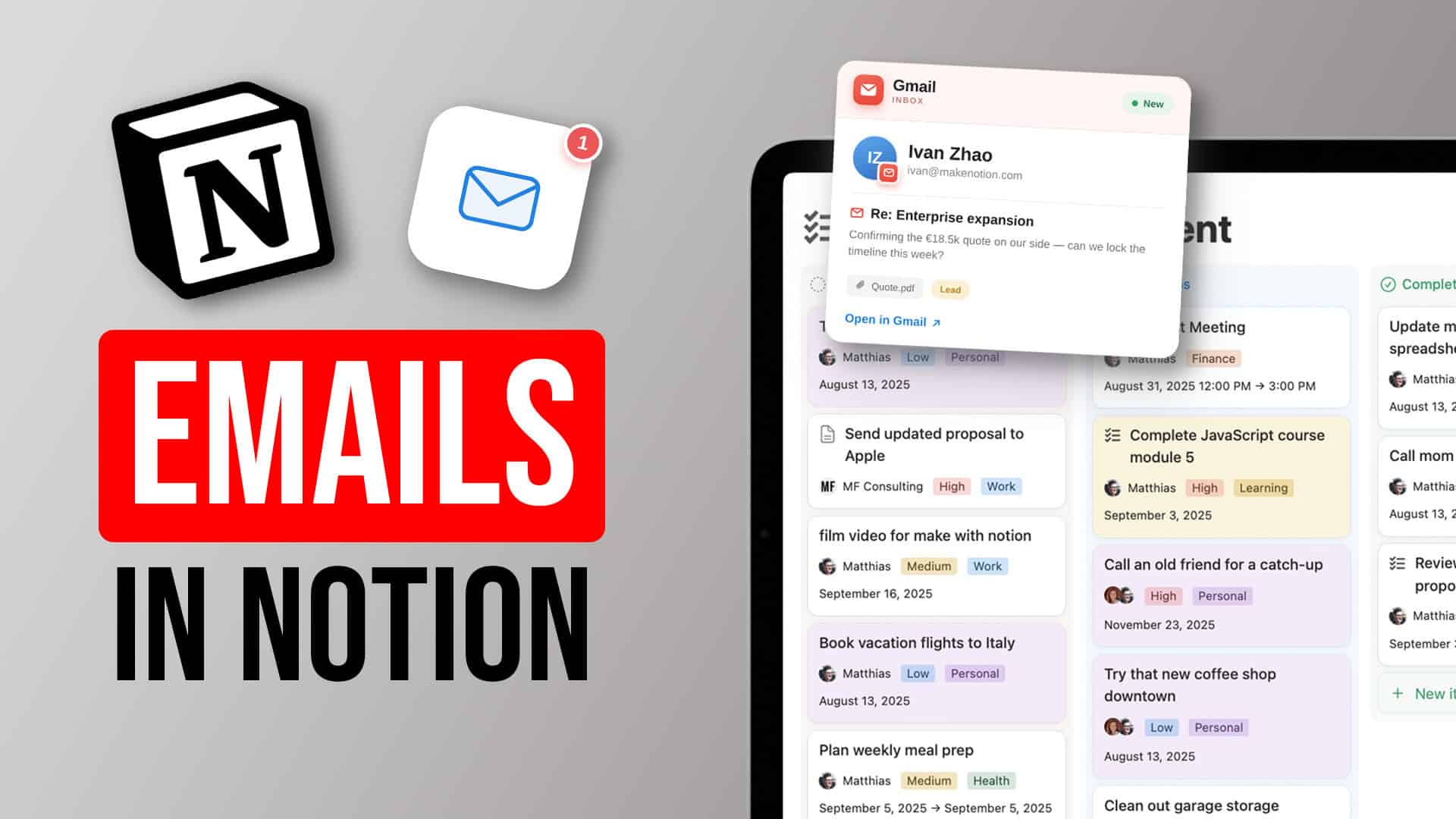 Emails in Notion (2026)