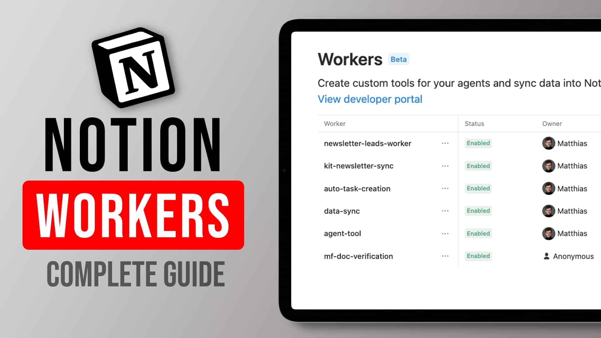 Notion Workers Full Tutorial