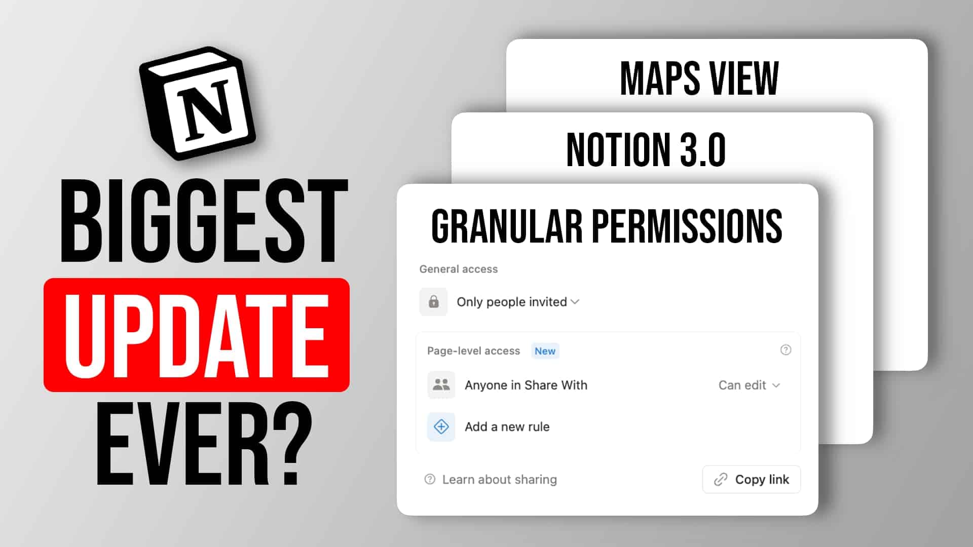 Granular Database Permissions for Notion