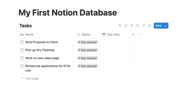 Notion Database Tutorial: How to Create and Use Databases in Notion