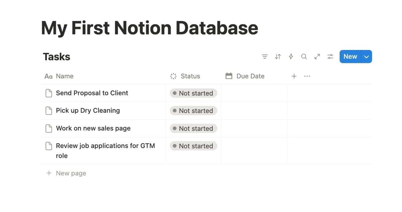 Adding items to a Notion database