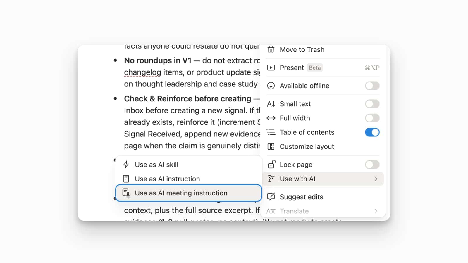 AI Meeting Notes Agent Skill
