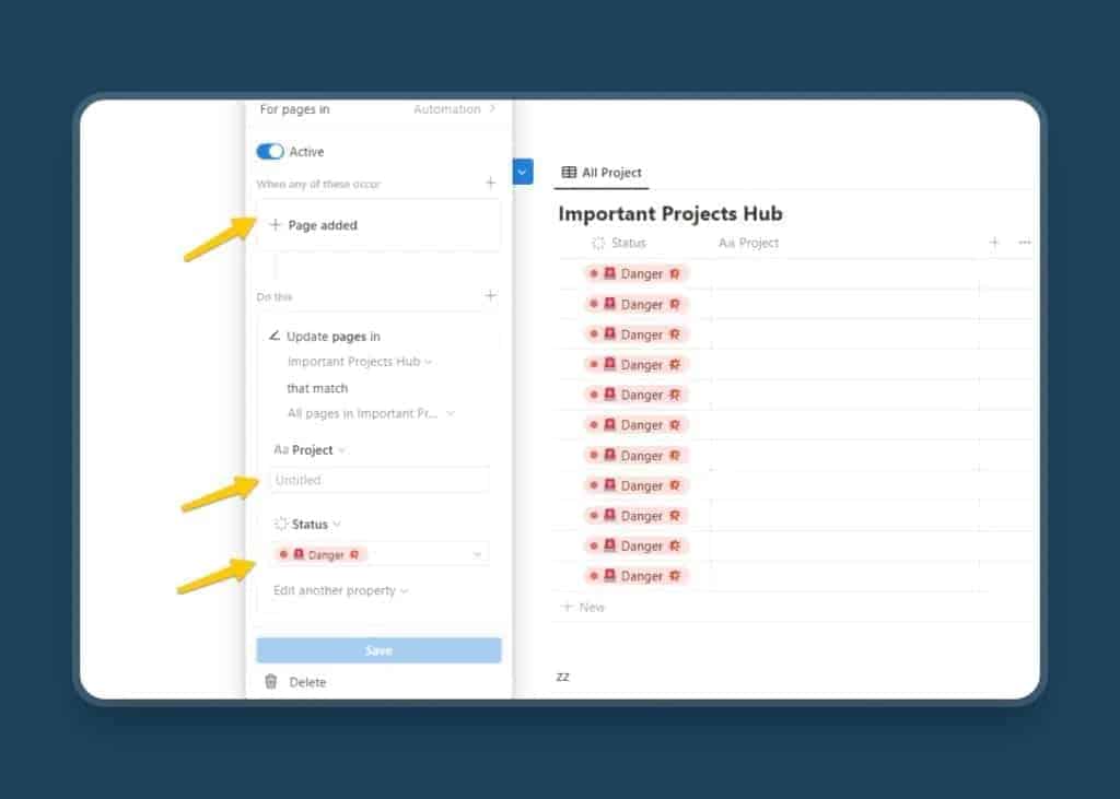 A screenshot showing how to set a granular filter to reduce Notion security concerns