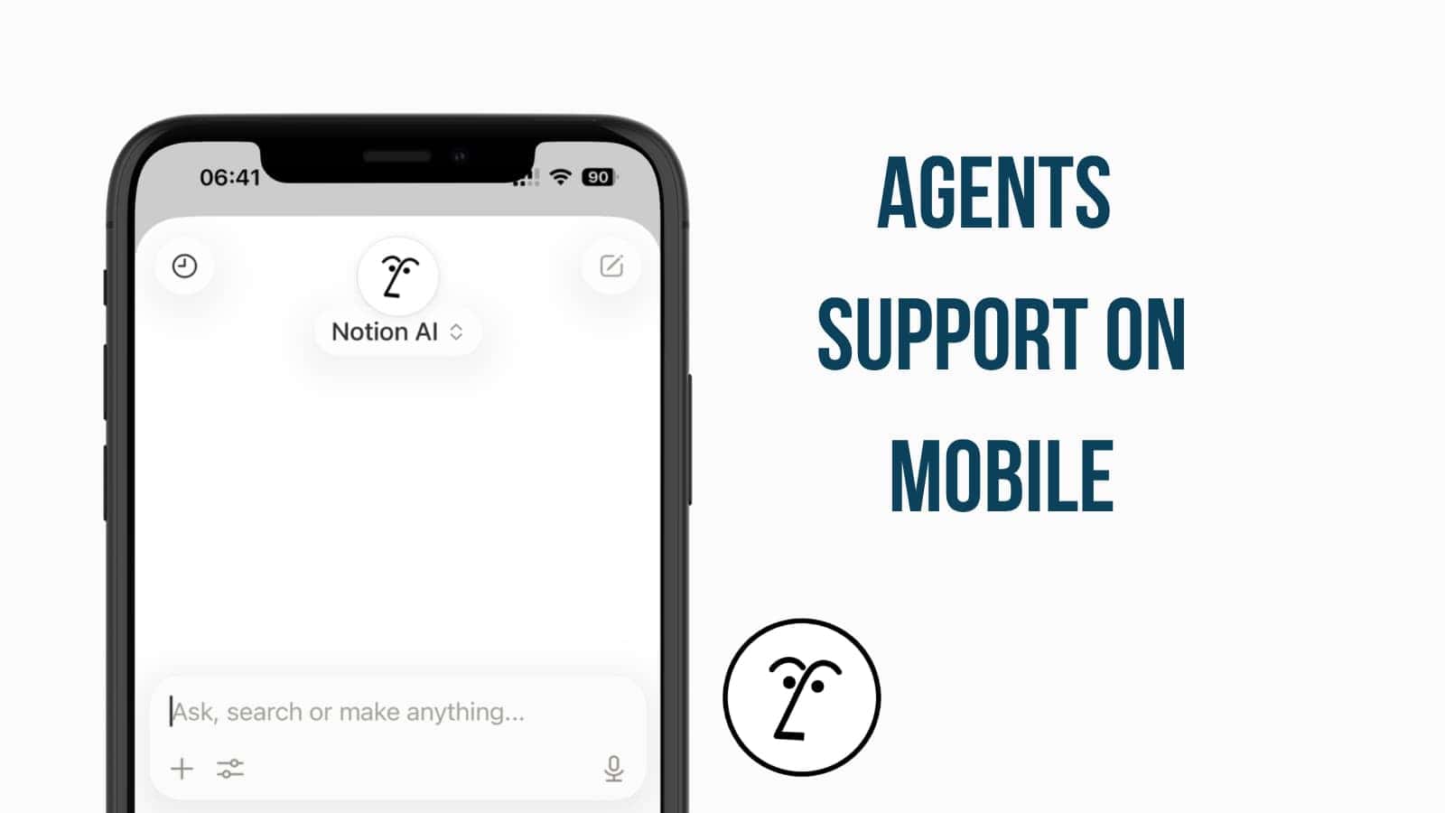 notion agent support on mobile