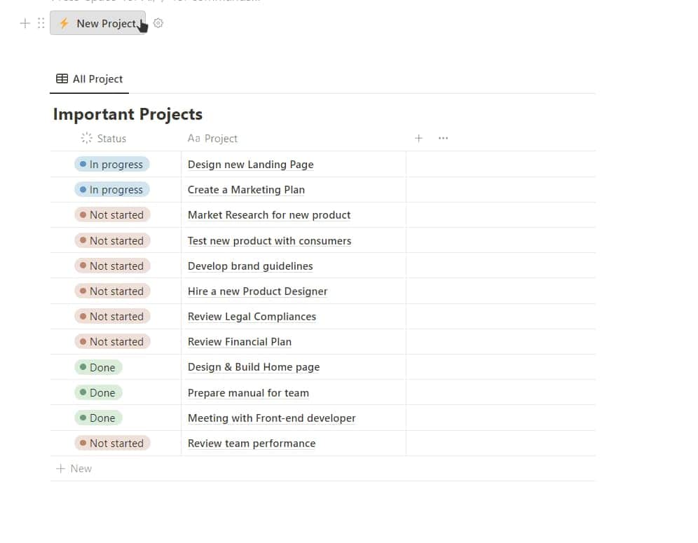 A screenshot of Notion Buttons’ use example